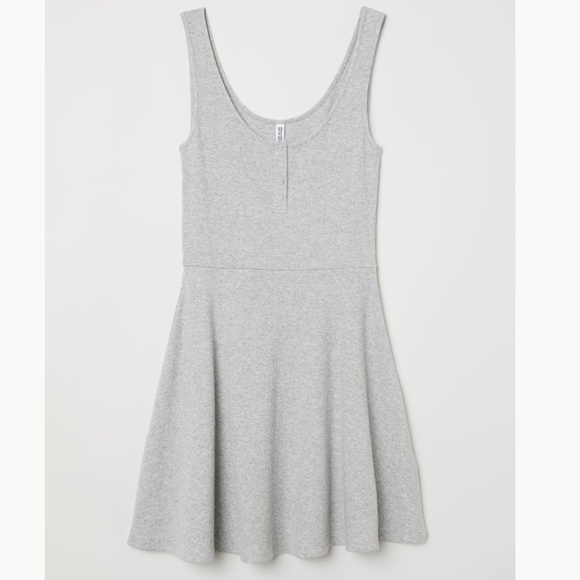 H&M Ribbed Jersey Dress - Picture 1 of 6